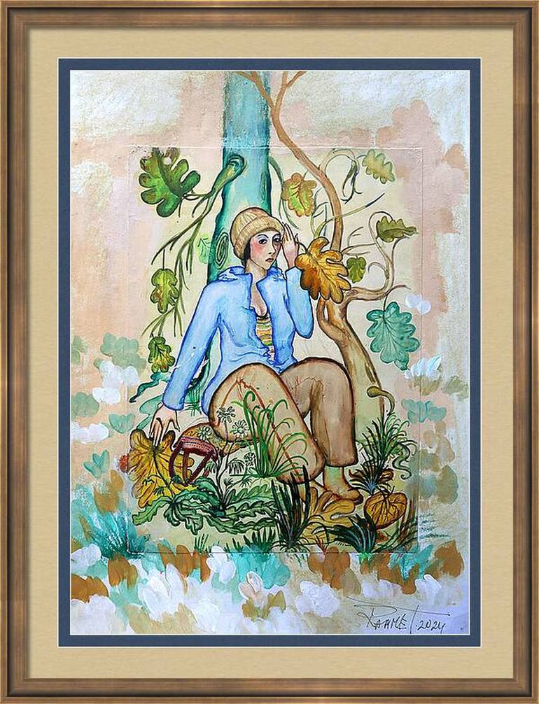 Original Expressionism Floral Painting by Rakhmet Redzhepov