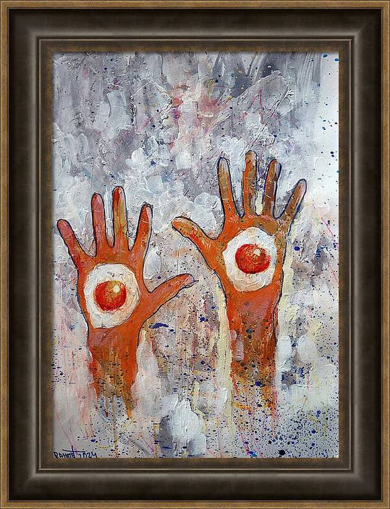 Original Surrealism Performing Arts Painting by Rakhmet Redzhepov