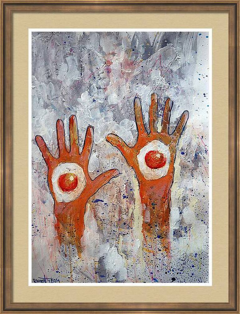 Original Surrealism Performing Arts Painting by Rakhmet Redzhepov