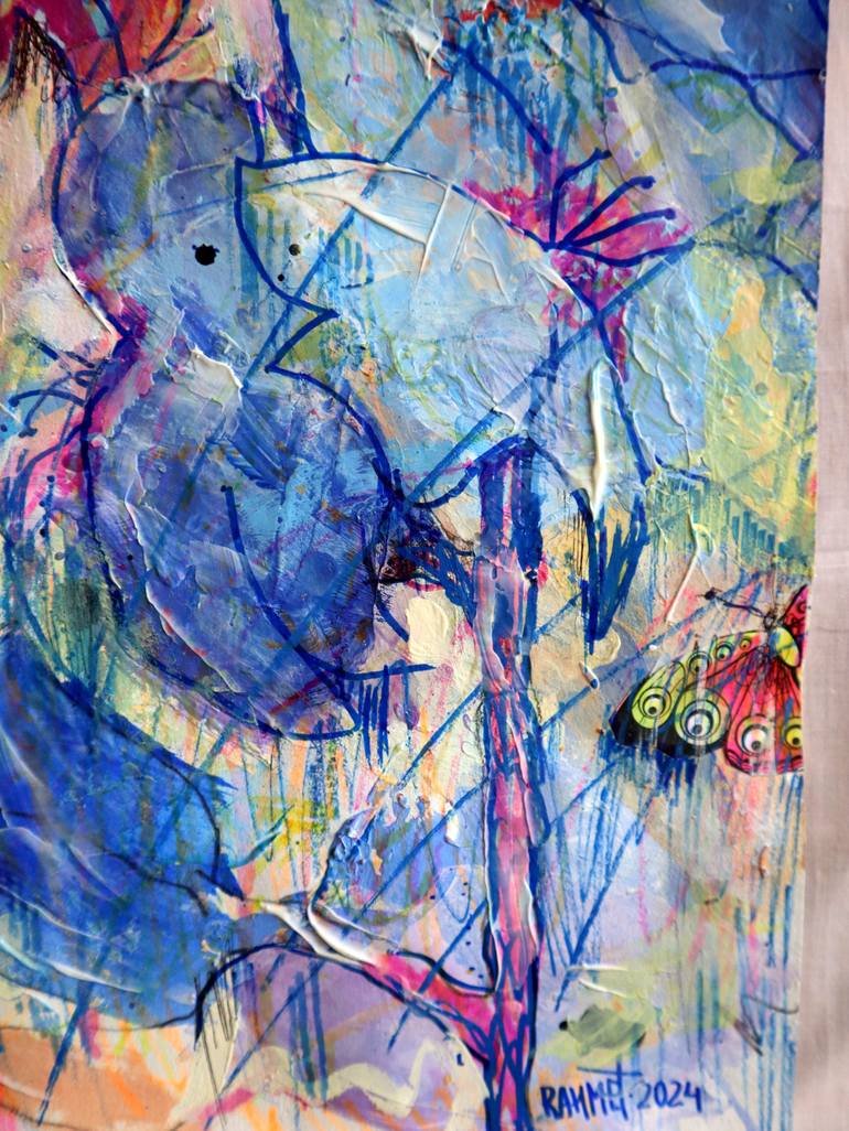 Original Impressionism Floral Painting by Rakhmet Redzhepov