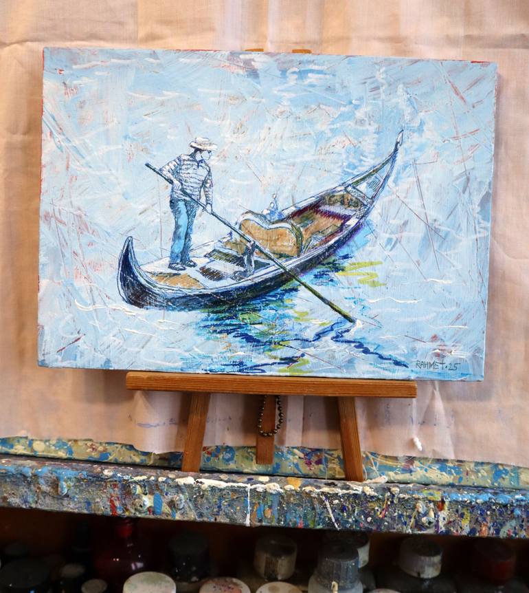 Original Expressionism Landscape Painting by Rakhmet Redzhepov