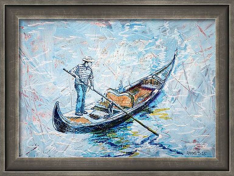 Original Expressionism Landscape Painting by Rakhmet Redzhepov