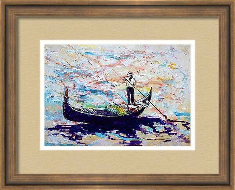 Original Expressionism Seascape Painting by Rakhmet Redzhepov