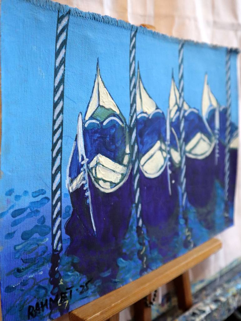 Original Impressionism Landscape Painting by Rakhmet Redzhepov