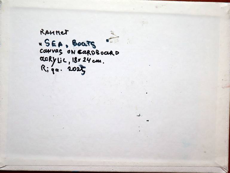 Original Impressionism Seascape Painting by Rakhmet Redzhepov