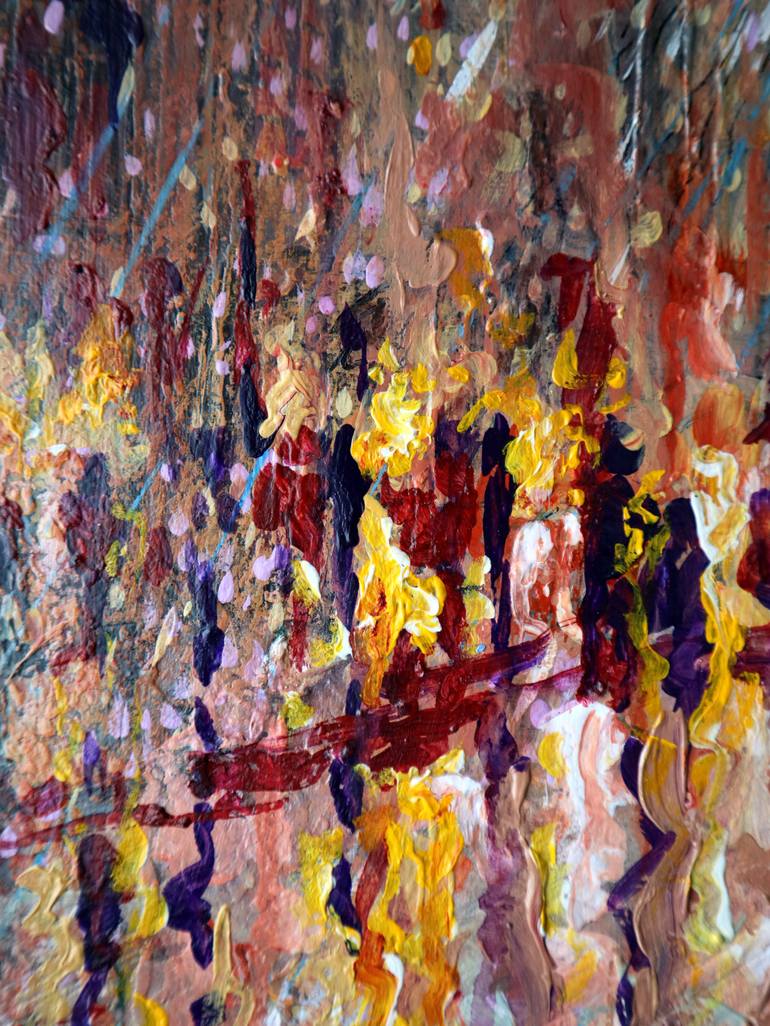 Original Expressionism Cities Painting by Rakhmet Redzhepov