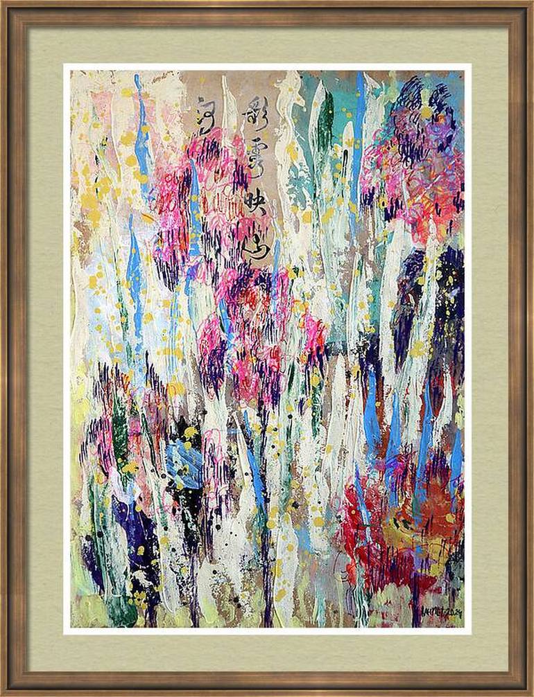 Original Expressionism Floral Painting by Rakhmet Redzhepov
