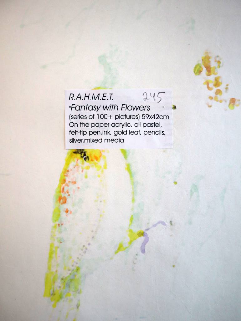 Original Impressionism Floral Painting by Rakhmet Redzhepov