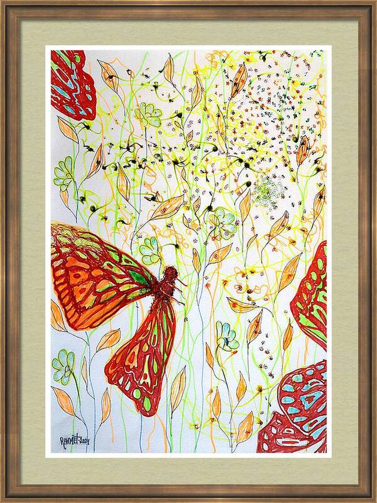 Original Expressionism Floral Painting by Rakhmet Redzhepov
