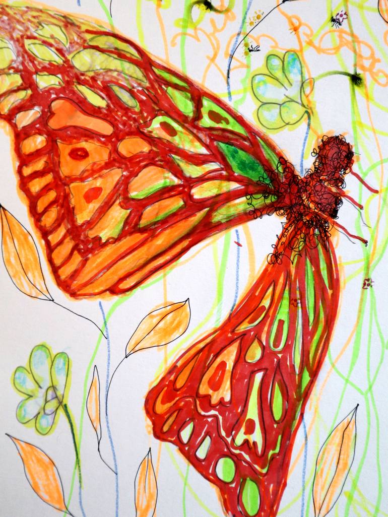 Original Expressionism Floral Painting by Rakhmet Redzhepov