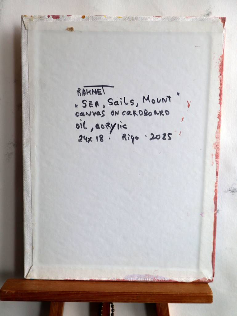 Original Expressionism Seascape Painting by Rakhmet Redzhepov