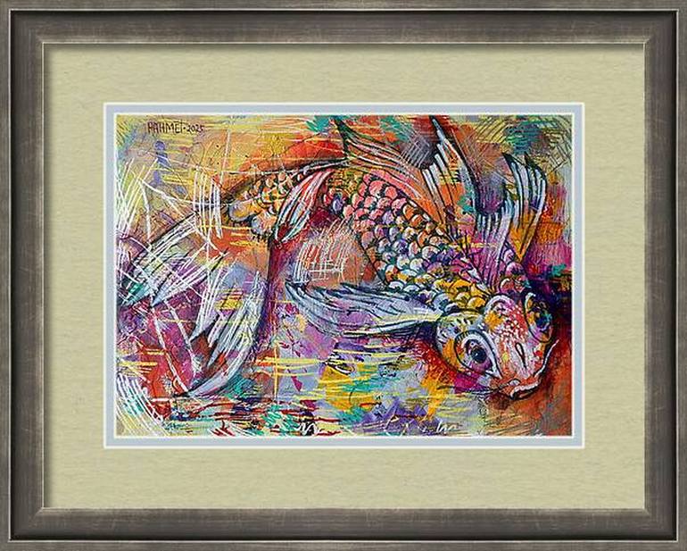 Original Impressionism Animal Painting by Rakhmet Redzhepov
