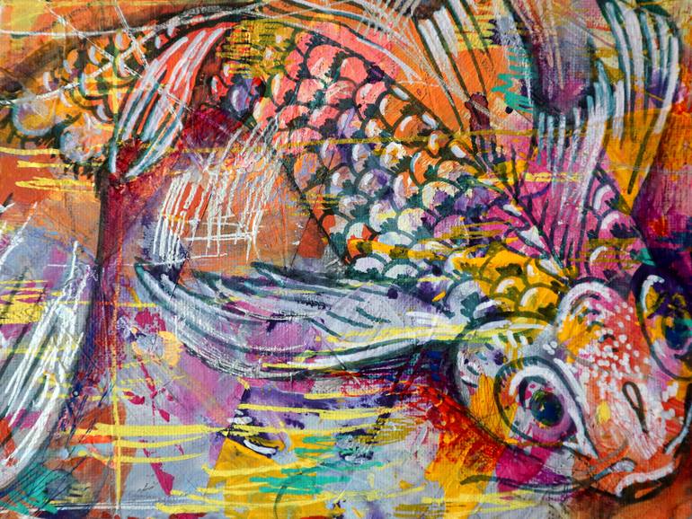 Original Impressionism Animal Painting by Rakhmet Redzhepov