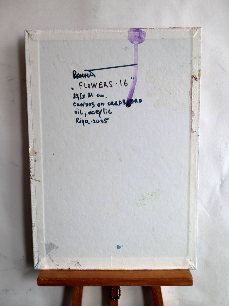 Original Impressionism Floral Painting by Rakhmet Redzhepov