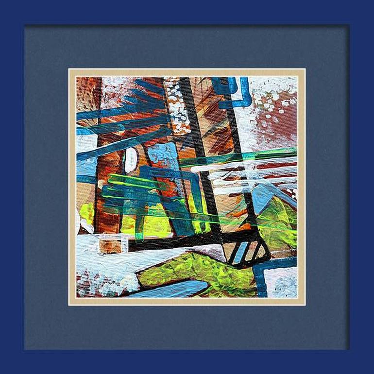 Original Abstract Expressionism Abstract Painting by Rakhmet Redzhepov