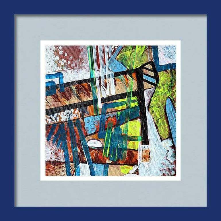 Original Abstract Expressionism Abstract Painting by Rakhmet Redzhepov