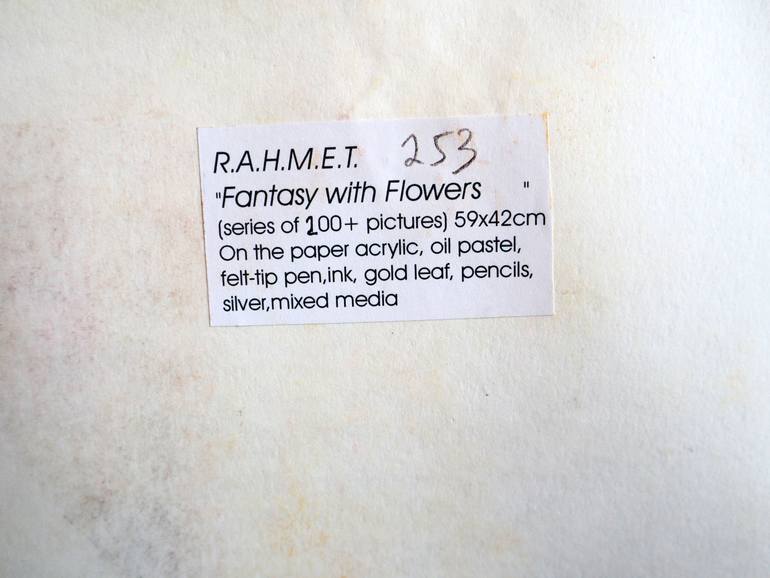 Original Impressionism Floral Painting by Rakhmet Redzhepov