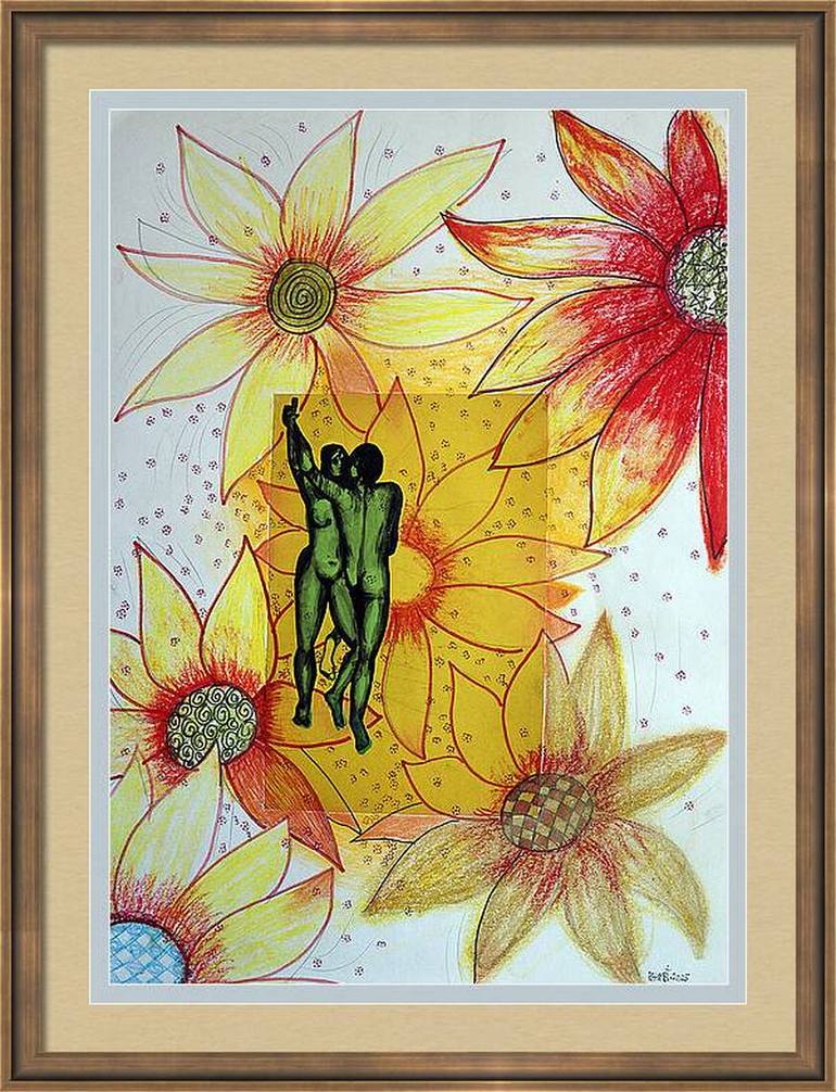 Original Impressionism Erotic Painting by Rakhmet Redzhepov
