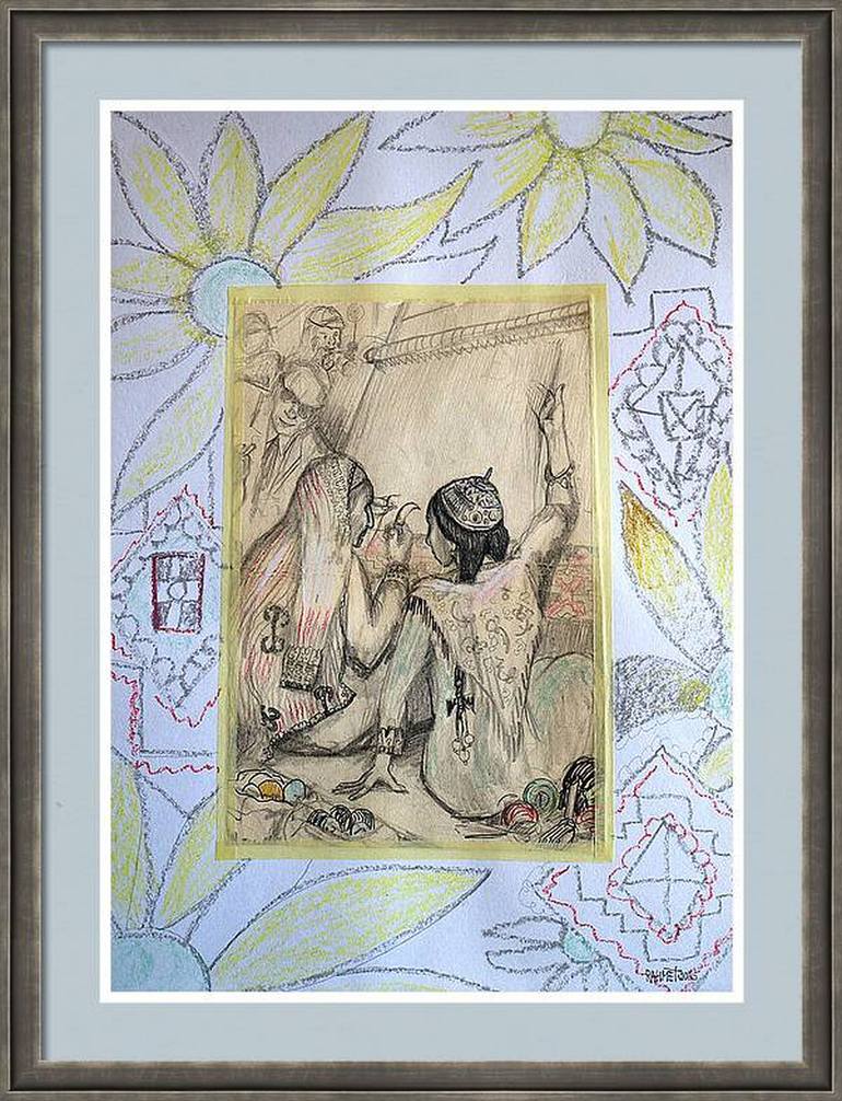 Original Impressionism Love Painting by Rakhmet Redzhepov