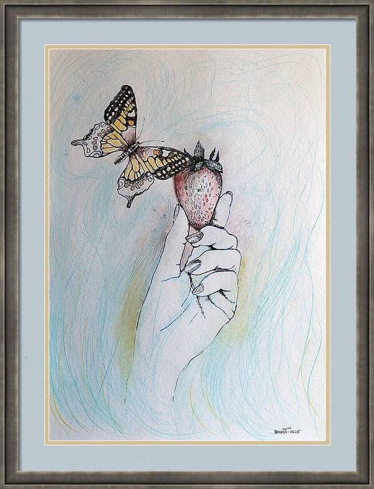 Original Impressionism Love Painting by Rakhmet Redzhepov