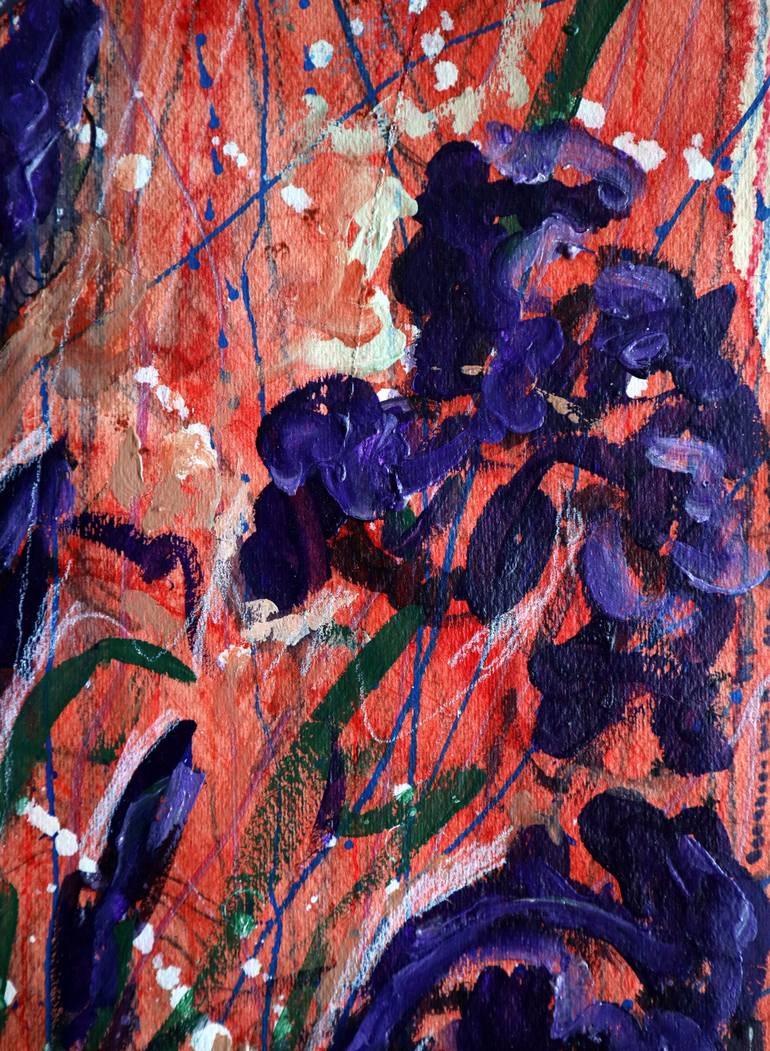Original Impressionism Floral Painting by Rakhmet Redzhepov