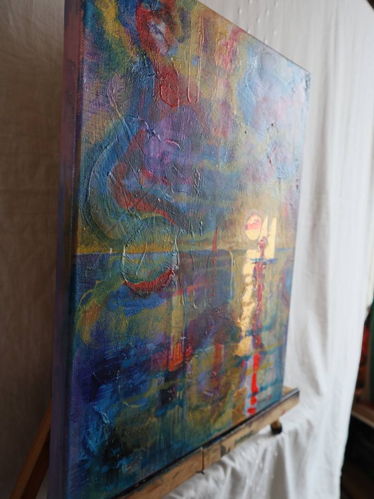 Original Impressionism Seascape Painting by Rakhmet Redzhepov