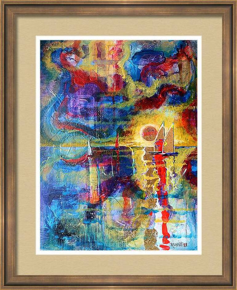 Original Impressionism Seascape Painting by Rakhmet Redzhepov