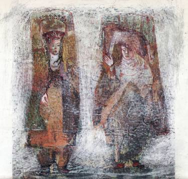 Print of Figurative Women Drawings by Rakhmet Redzhepov