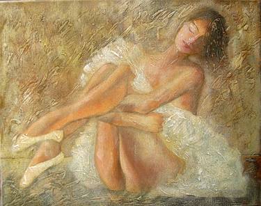 Print of Impressionism Erotic Paintings by Rakhmet Redzhepov