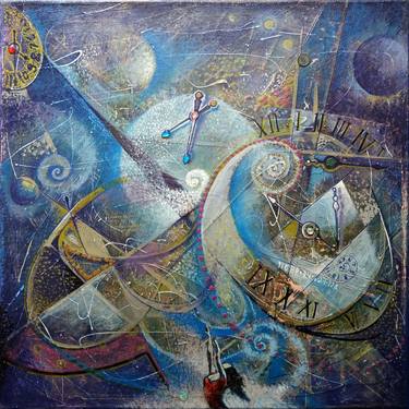 Original Impressionism Outer Space Paintings by Rakhmet Redzhepov
