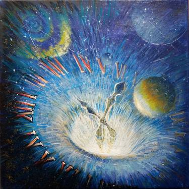 Print of Expressionism Outer Space Paintings by Rakhmet Redzhepov