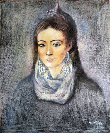 Print of Impressionism Women Paintings by Rakhmet Redzhepov