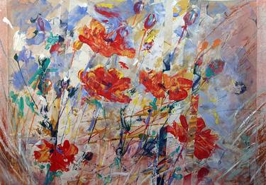Original Floral Paintings by Rakhmet Redzhepov