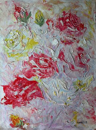 Print of Floral Paintings by Rakhmet Redzhepov