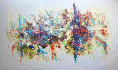 Original Abstract Landscape Paintings by Rakhmet Redzhepov