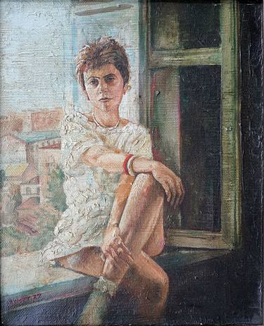 Print of Impressionism Portrait Paintings by Rakhmet Redzhepov