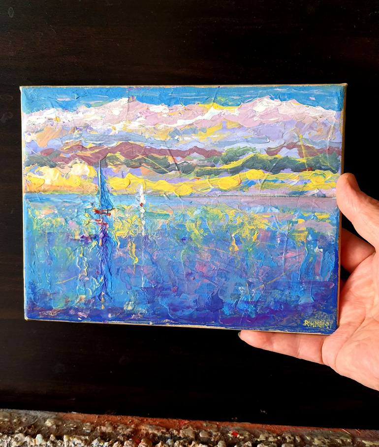 Original Expressionism Landscape Painting by Rakhmet Redzhepov