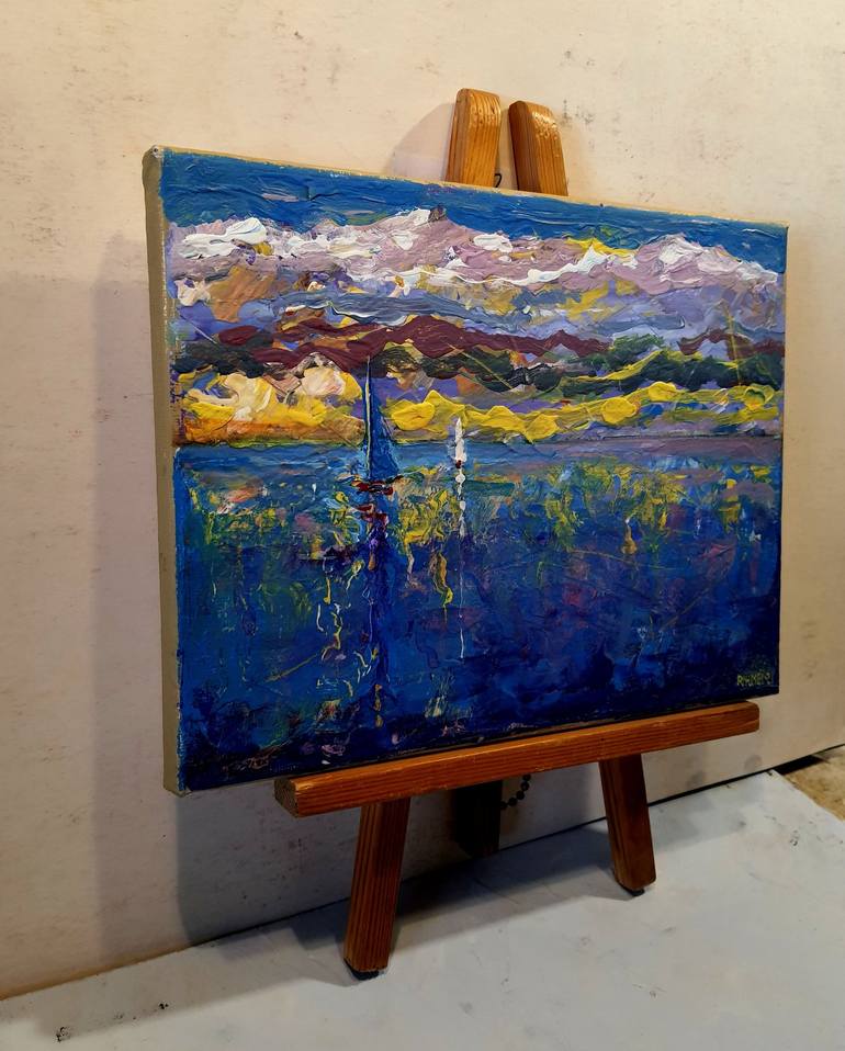 Original Expressionism Landscape Painting by Rakhmet Redzhepov