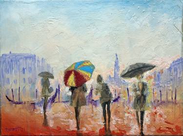 Original Impressionism Cities Paintings by Rakhmet Redzhepov