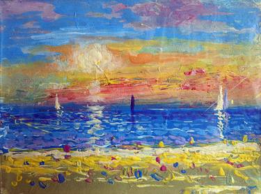 Original Seascape Paintings by Rakhmet Redzhepov