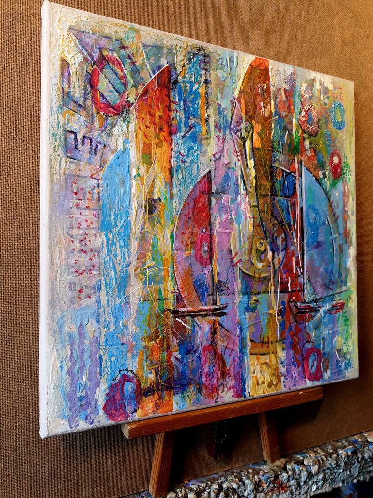 Original Abstract Painting by Rakhmet Redzhepov