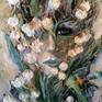 Collection Woman's face in flowers