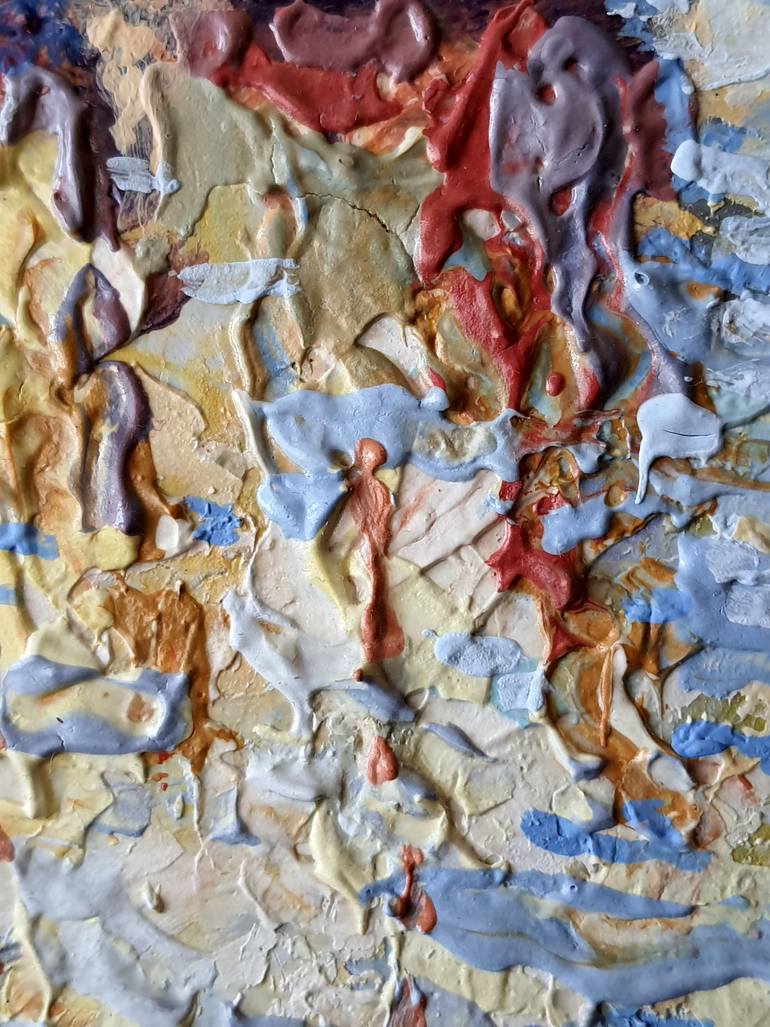 Original Abstract Seascape Painting by Rakhmet Redzhepov