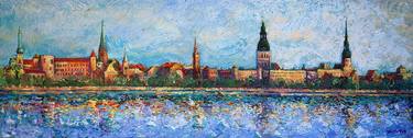 Print of Impressionism Landscape Paintings by Rakhmet Redzhepov