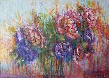 Print of Floral Paintings by Rakhmet Redzhepov