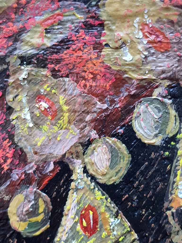 Original Impressionism People Painting by Rakhmet Redzhepov
