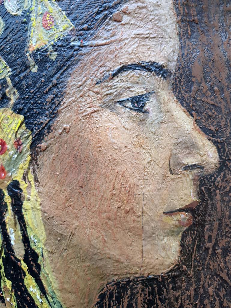 Original Impressionism People Painting by Rakhmet Redzhepov