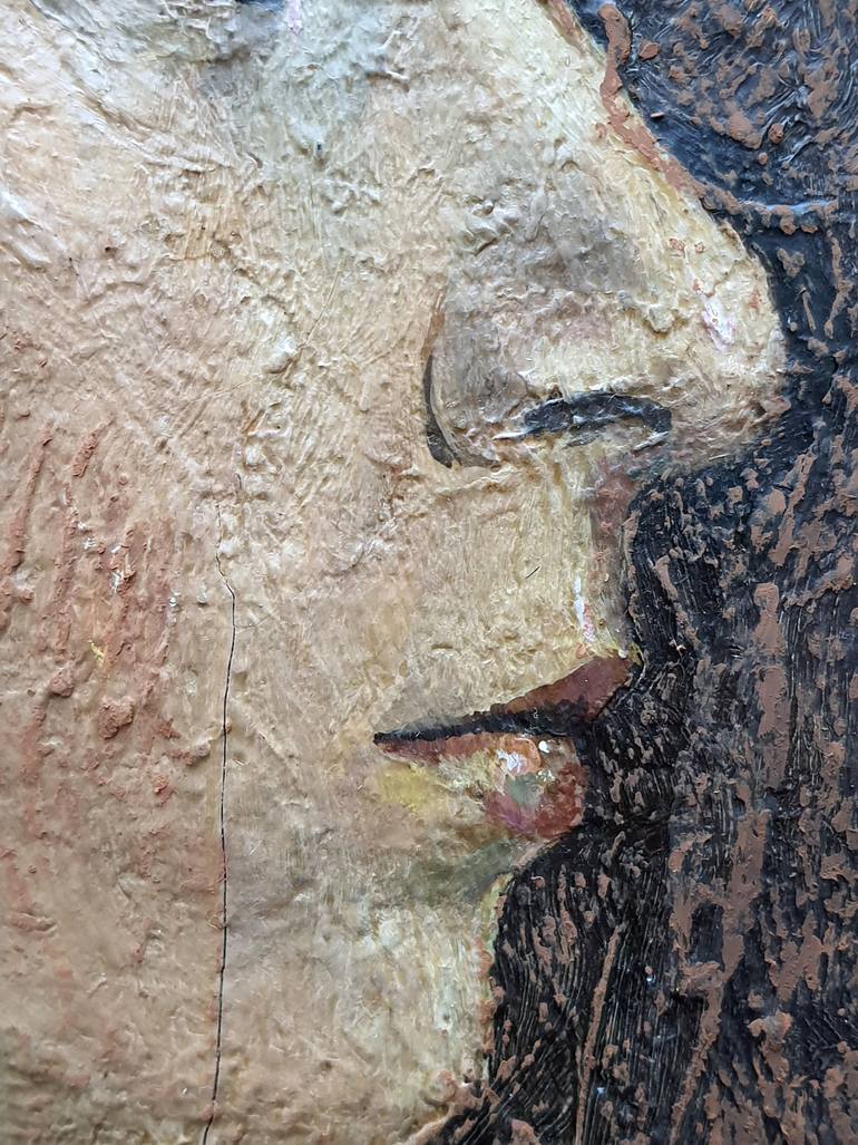 Original Impressionism People Painting by Rakhmet Redzhepov