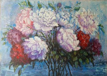 Original Floral Paintings by Rakhmet Redzhepov