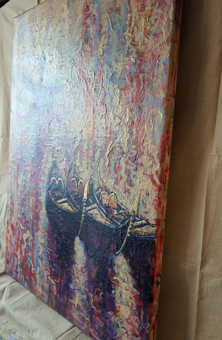 Original Impressionism Seascape Painting by Rakhmet Redzhepov